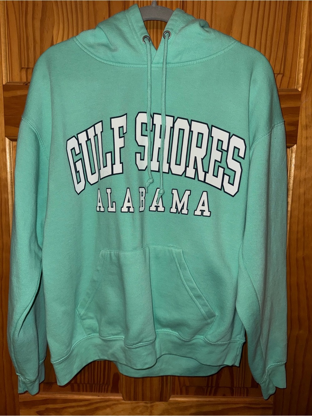 Gulf Shores Alabama Mint Hoodie Sweatshirt Size Medium | Worn Once